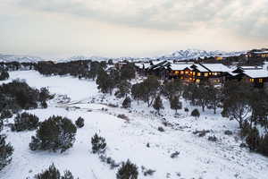 Water view featuring mountains