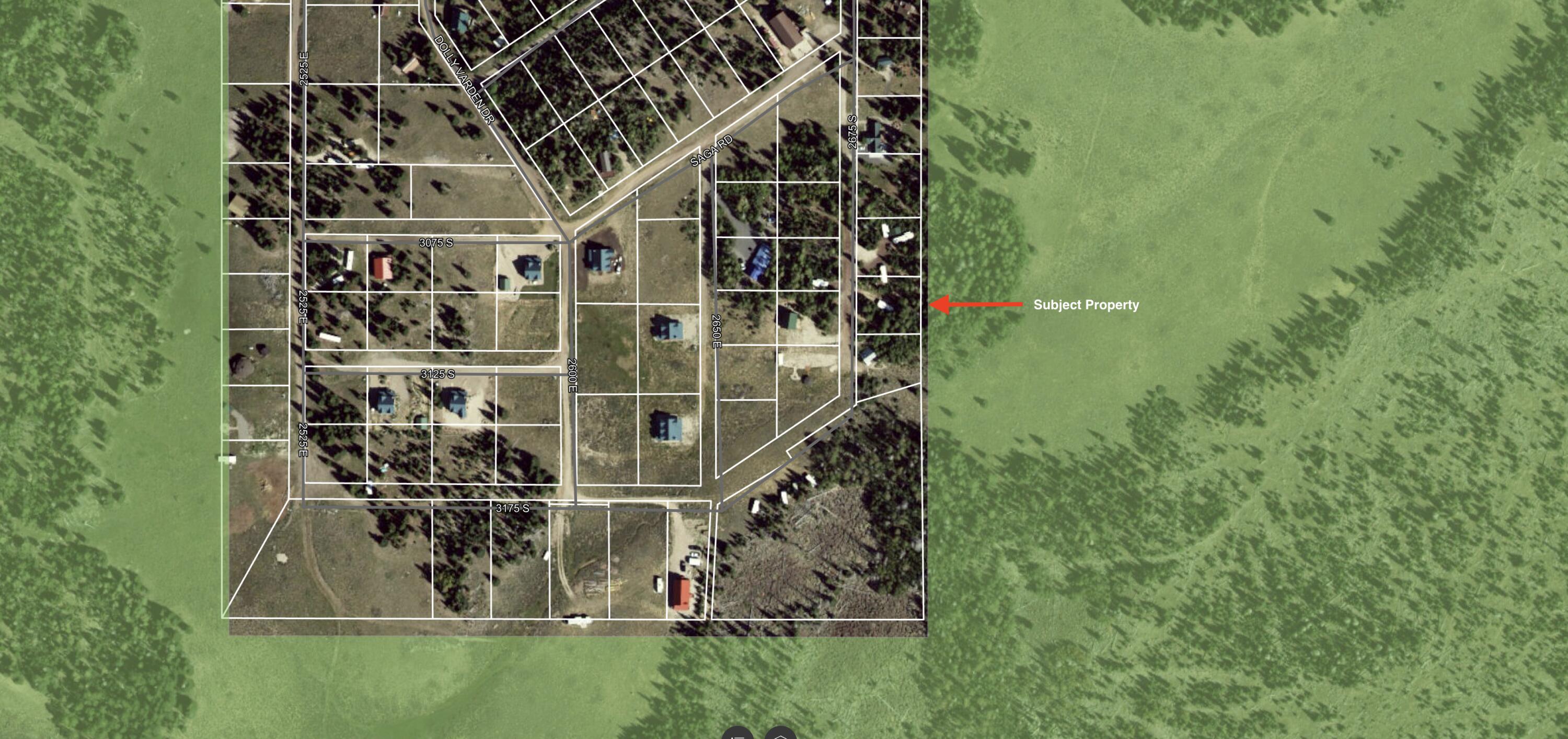 Map / location featuring property parcel outlined