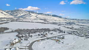 View of mountain background