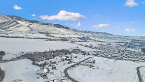 View of mountain background