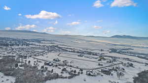 Bird's eye view of mountains