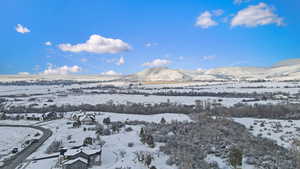 View of mountain background