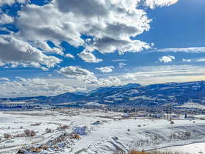 View of mountain backdrop