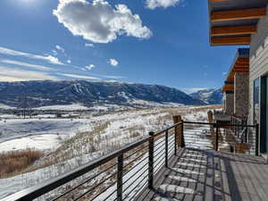 View of mountain backdrop