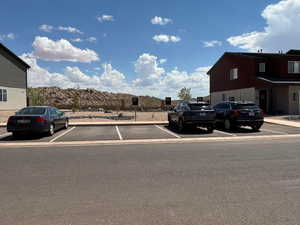 View of uncovered parking lot
