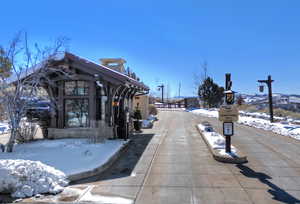 View of concrete road