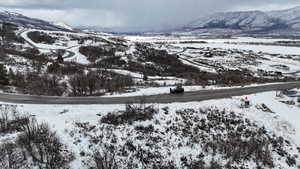 View of mountain background