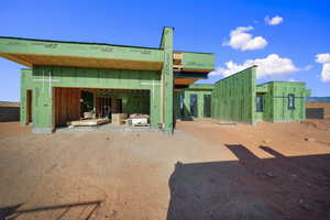 Rear view of property