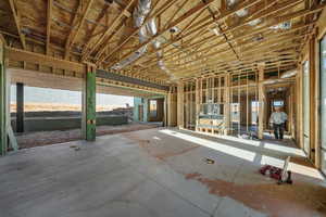 Misc room with healthy amount of natural light
