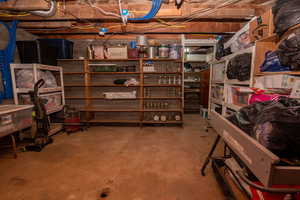 View of storage room