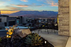 View of mountain backdrop