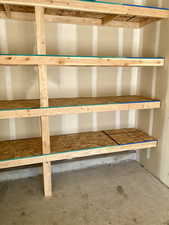 View of storage area