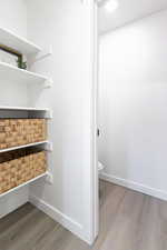 View of storage area