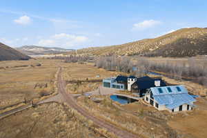 View of rural area featuring a mountainous background