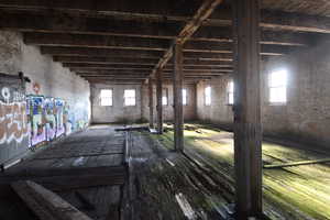 Misc room with brick wall