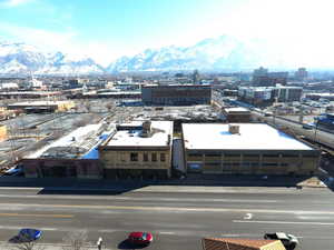 Drone / aerial view of mountains