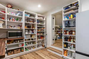 View of storage area