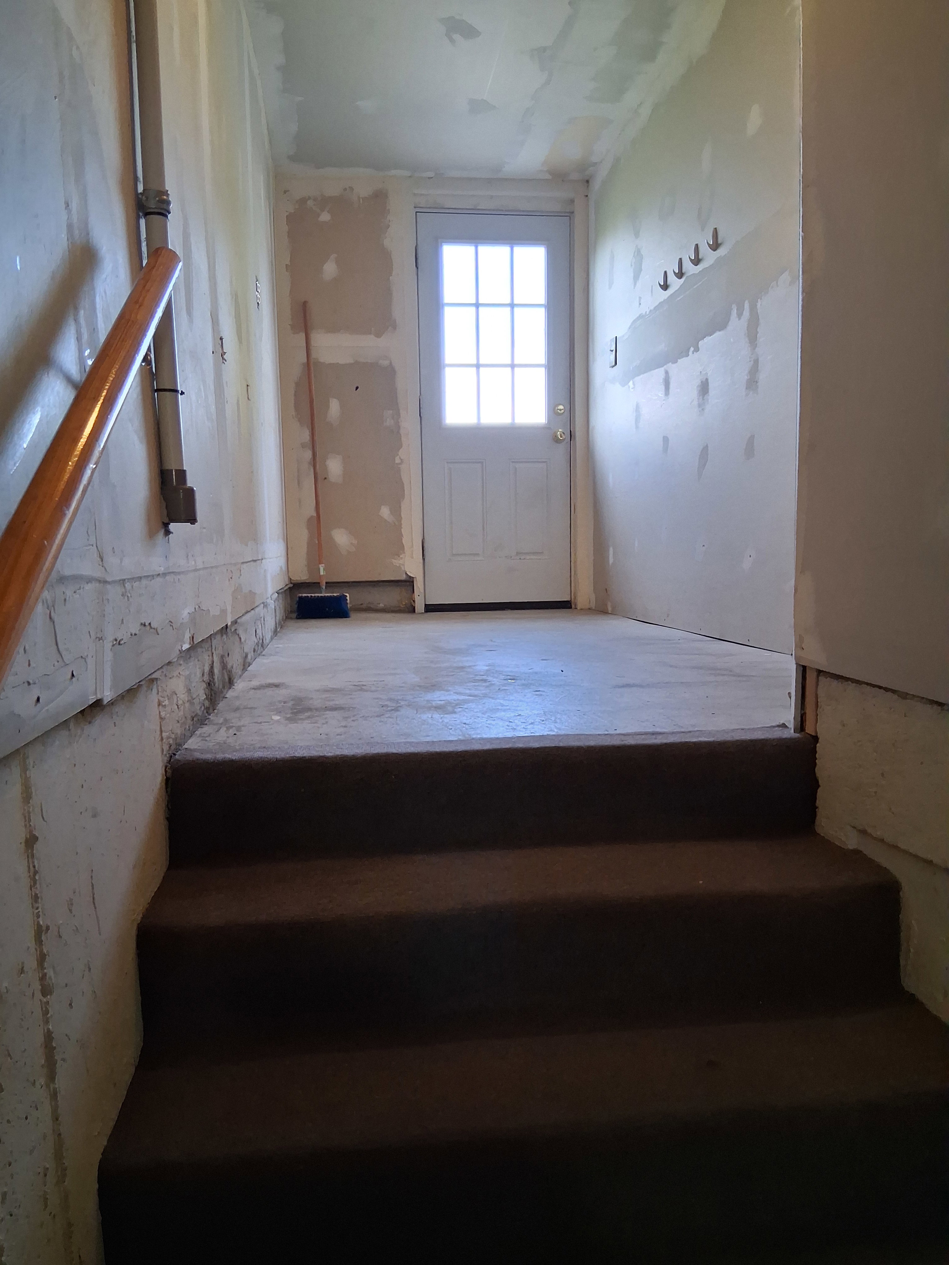 Private entrance to basement