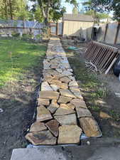 Exterior view of a gate