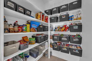 View of pantry