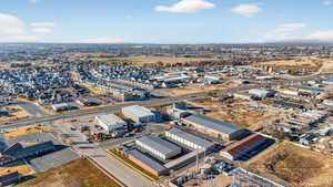 View of property location with an industrial area