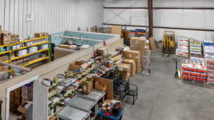 Misc room featuring a garage