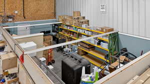 View of storage area