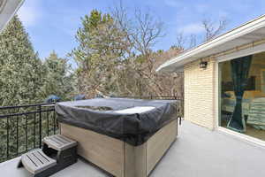 Patio Terrace and Hot Tub