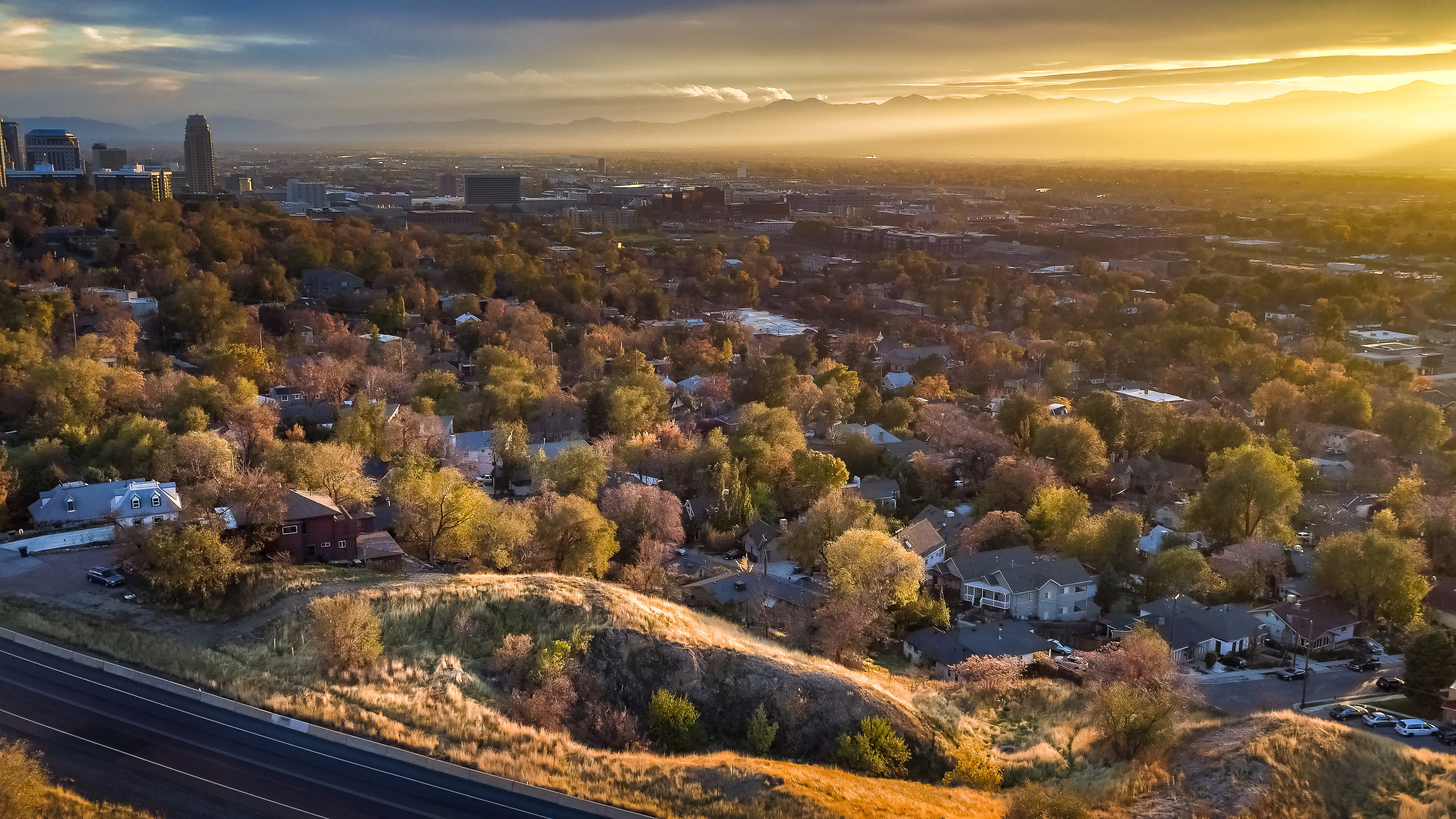 Drone / aerial view