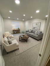 AI Basement Family Room to show possibilities.