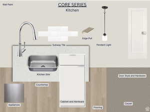 View of marketing collateral with multiple images