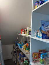 View of storage area