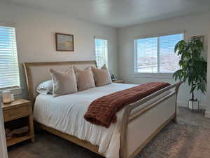 Bedroom featuring baseboards