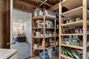 View of storage room