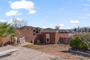 Storage shed located on the southeast corner of property.