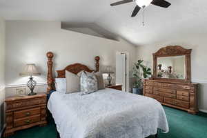 Large primary bedroom with a door to the primary bathroom and closet.