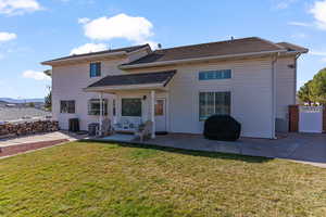 Back of house featuring a patio area