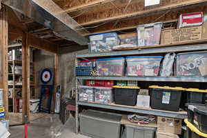 View of storage room