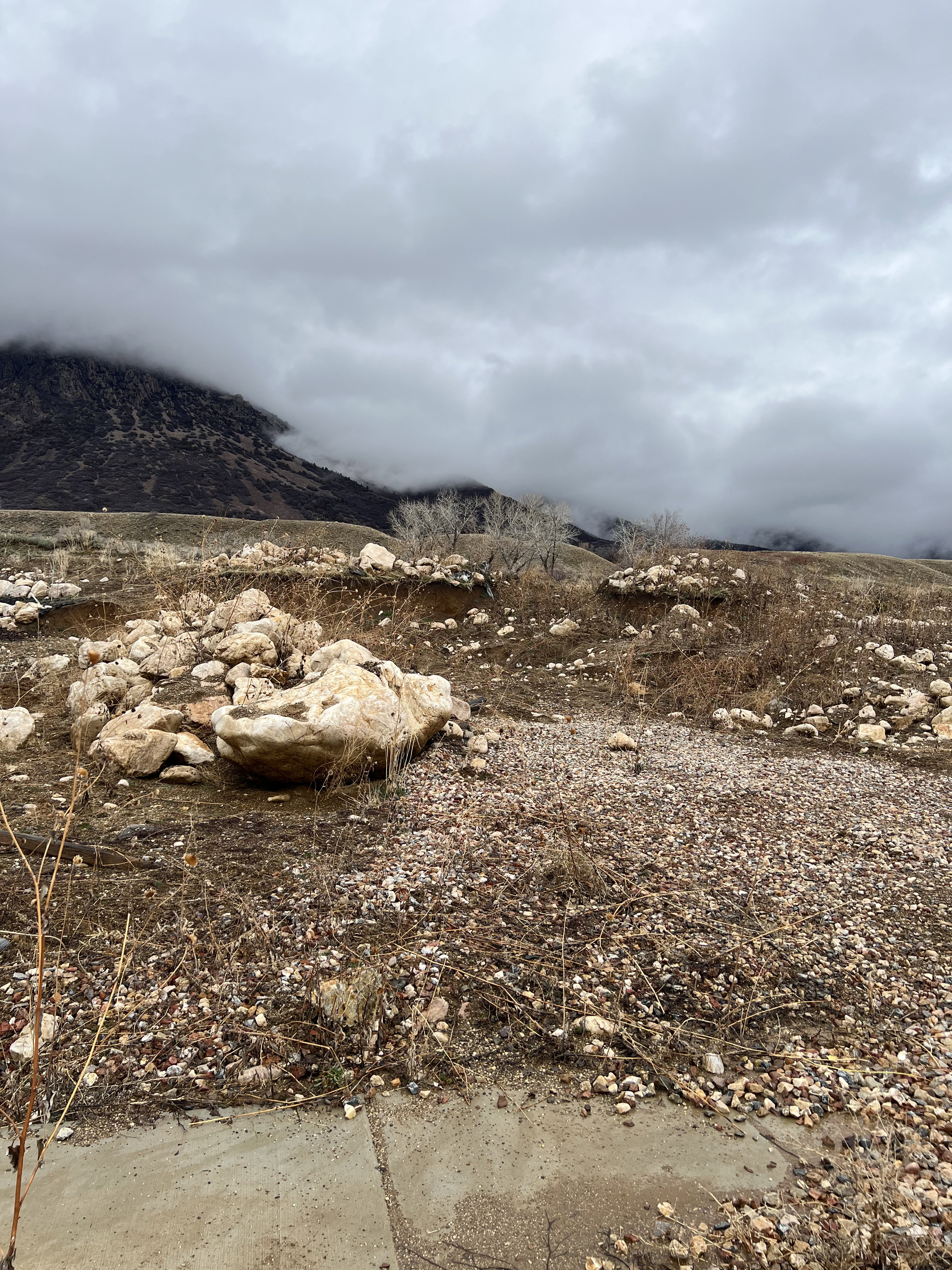 View of mountain background