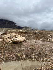 View of mountain background