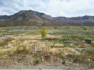 View of mountain background