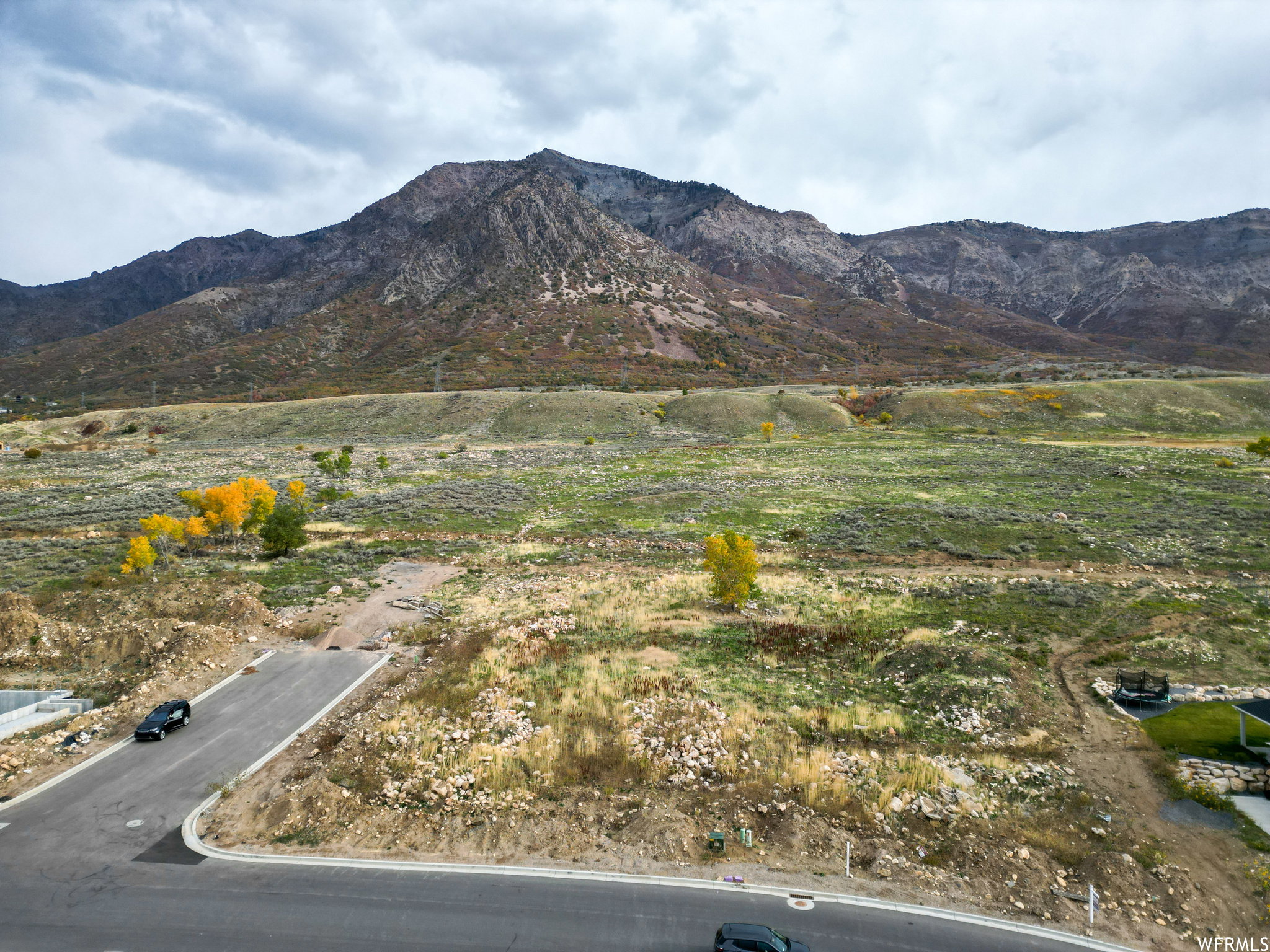View of mountain background