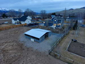 Aerial view of mountains