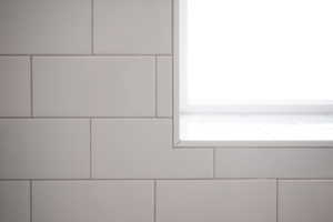 subway tile surround, eat fresh