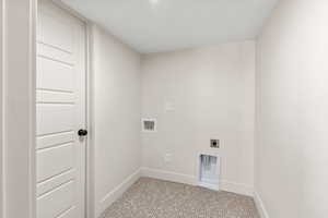 basement laundry room