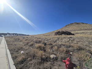 View of mountain backdrop