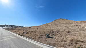 View of mountain background