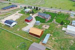 Aerial view of property's location