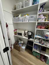 View of storage area