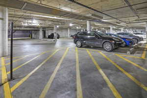 View of parking garage